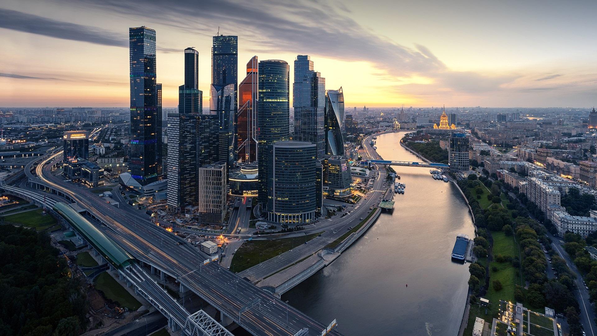 Москва сити в hd